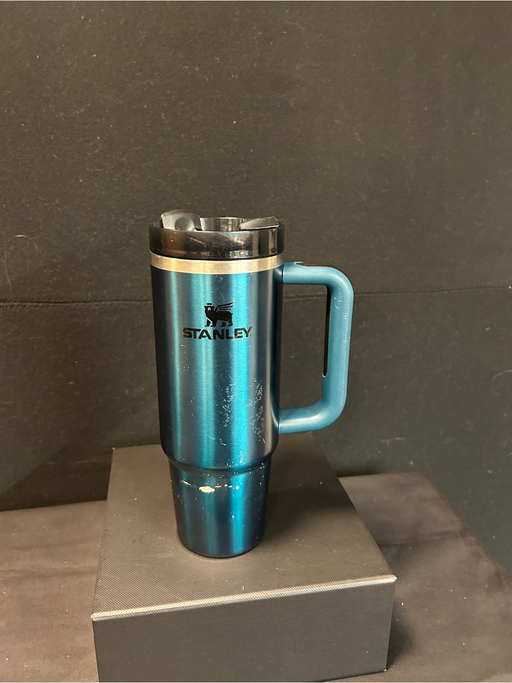 Stanley Metallic Blue Insulated Mug with Handle